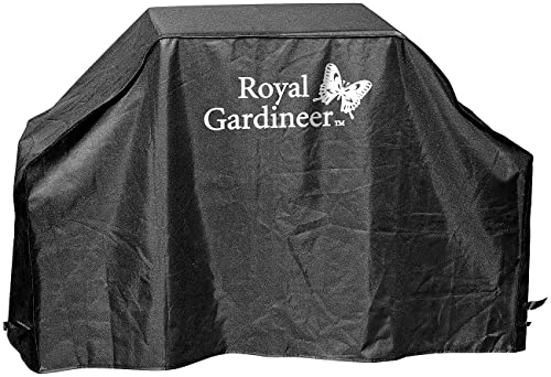 Royal Gardineer Abdeckhaube Grill: Profi-Grillabdeckung L (173 x 77 x 53 cm) (Abdeckung Grill, Abdeckplane Grill, Gasgrill) von Royal Gardineer