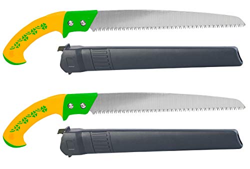 Royal Gardineer Holzsäge: 2er-Set Handsägen mit Grobzahnung & Holster, 30-cm-Sägeblatt (Garten-Säge, Garten Handsäge, Sägeblätter) von Royal Gardineer