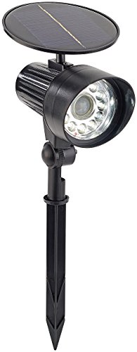 Royal Gardineer Solar Spot: 2in1-Solar-LED-Wand- und Wegeleuchte mit Licht-Sensor und PIR-Sensor, (Wegeleuchten Bewegungsmelder, Gartenleuchte mit Bewegungsmelder, Fluter Bewegungsmeldern) von Royal Gardineer