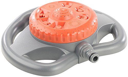 Royal Gardineer Kreis Rasensprenger: Kreis-Rasensprinkler, 8 Sprüh-Funktionen, für gängige Gartenschläuche (Gartensprenger, Rasensprinkleranlage, Bewässerungscomputer) von Royal Gardineer