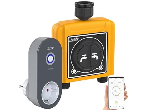 Royal Gardineer Bewässerungsventil: WLAN-Bewässerungscomputer mit Dual-Bewässerungs-Ventil & App-Steuerung (WLAN Gartenbewässerung, Bewässerung Computer WiFi, Bewässerungskomputer) Royal Gardineer Bewässerungsventil: WLAN-Bewässerungscomputer mit Dual-Bewässerungs-Ventil & App-Steuerung (WLAN Gartenbewässerung, Bewässerung Computer WiFi, Bewässerungskomputer) von Royal Gardineer