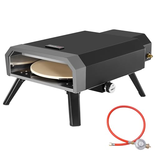 Royal Gourmet Pizzaofen Kompakt Gas-Pizzagrill inkl. Pizzastein 4 kW Gasofen mit Gasschlauch & Regler Backofen mit Klappbeinen für Outdoor Camping Royal Gourmet Pizzaofen Kompakt Gas-Pizzagrill inkl. Pizzastein 4 kW Gasofen mit Gasschlauch & Regler Backofen mit Klappbeinen für Outdoor Camping von Royal Gourmet