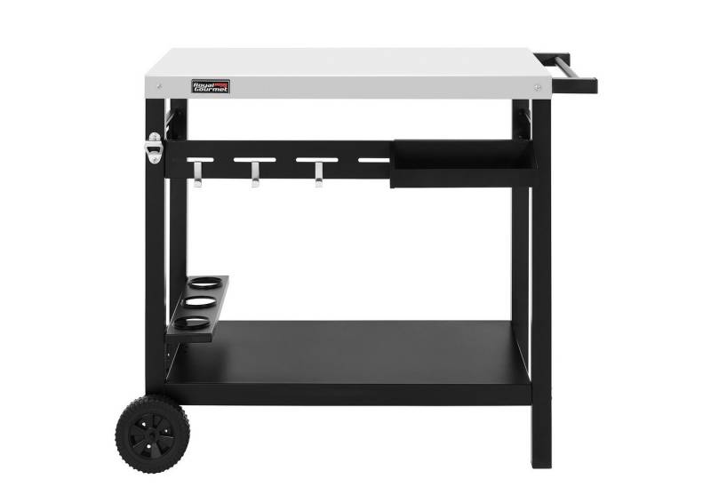 Royal Gourmet Servierwagen Grillwagen Rollwagen Outdoor Servierwagen Grilltisch, (1 St), mit Durchdachter Aufbewahrung, Robusten Rädern von Royal Gourmet