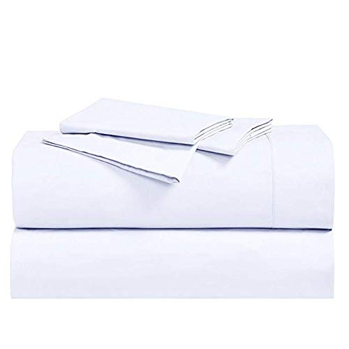 Royal Hotel Bedding Abripedic knusprige Perkal-Bettlaken, Fadenzahl 300, 5-teiliges festes Bettlaken-Set, 100% Baumwolle, bis zu 45,7 cm Tiefe Tasche, geteiltes Kingsize-Bett, weiß Royal Hotel Bedding Abripedic knusprige Perkal-Bettlaken, Fadenzahl 300, 5-teiliges festes Bettlaken-Set, 100% Baumwolle, bis zu 45,7 cm Tiefe Tasche, geteiltes Kingsize-Bett, weiß von Royal Hotel Bedding
