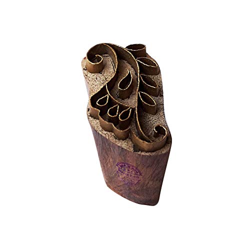 Dekorativ Drucken Stempel Messing Blume Designs Hölz Keramik Blöcke von Royal Kraft
