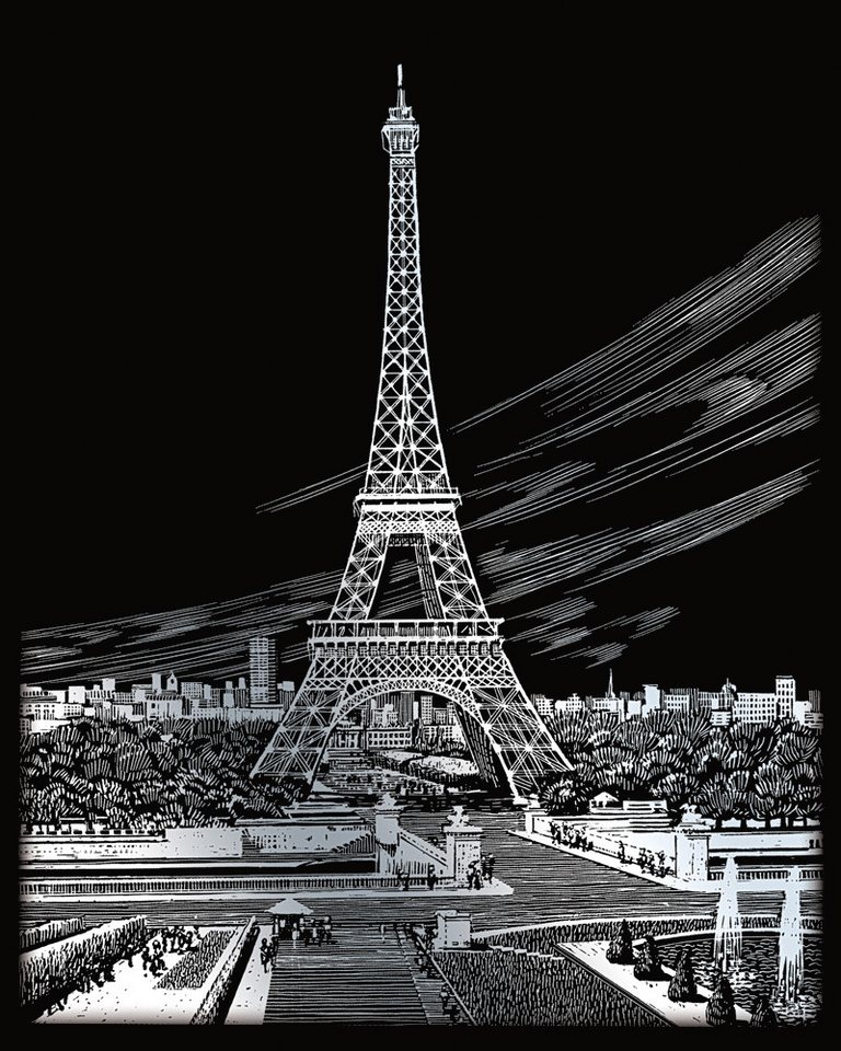 Royal Langnickel Kunstdruck Eiffelturm, 25 cm lang von Royal Langnickel