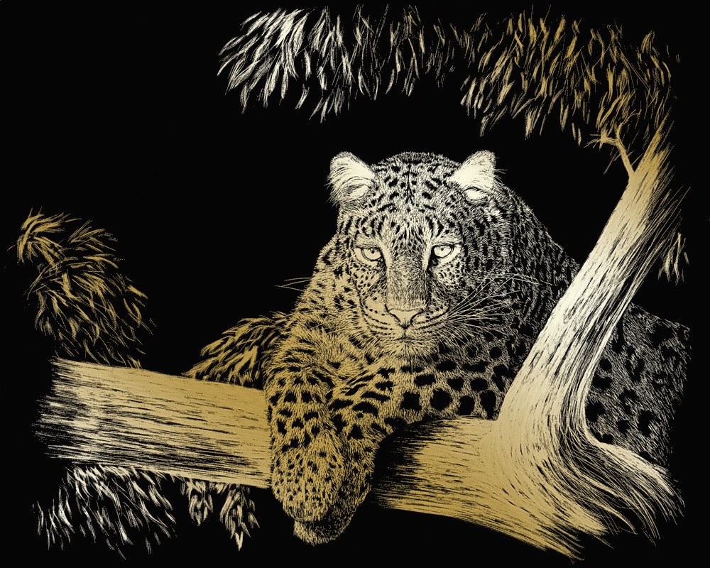 Royal Langnickel Kunstdruck Gepard, 25 cm lang von Royal Langnickel