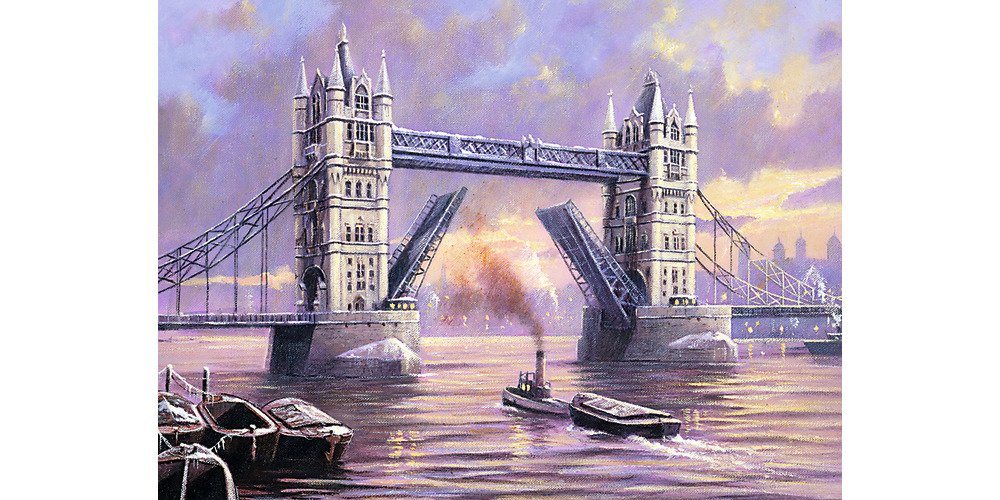 Royal Langnickel Malvorlage Tower Bridge, 40 cm x 30 cm von Royal Langnickel