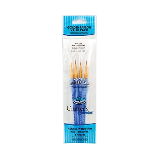 Royal & Langnickel Crafters Wahl "Golden Taklon Value Pack von Royal & Langnickel