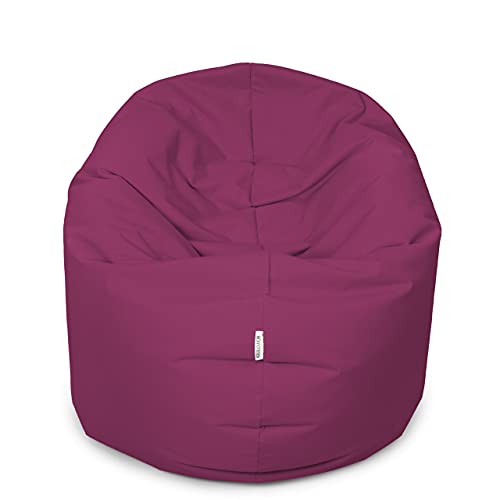 Royal Schneider Sitzsack Sitzkissen Bean Bag Gamer Kissen Sessel NEU Verschiedene Varianten, Burgund - 300-24, 100cm Durchmesser (300 Liter) von Royal Schneider