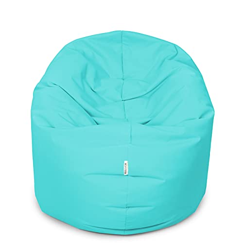 Royal Schneider Sitzsack Sitzkissen Bean Bag Gamer Kissen Sessel NEU Verschiedene Varianten, Helles Türkis - 300-26, 100cm Durchmesser (300 Liter) von Royal Schneider