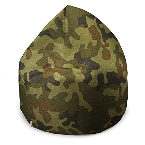 Royal Schneider Sitzsack Sitzkissen Bean Bag Gamer Kissen Sessel NEU Verschiedene Varianten, Tarnfarbe - 300-96, Beanbag XXXL 480 Liter von Royal Schneider