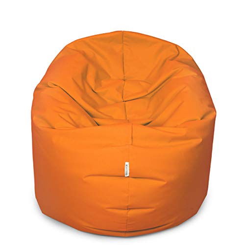 Royal Schneider Sitzsack Sitzkissen Bean Bag Gamer Kissen Sessel NEU Verschiedene Varianten, orange - 300-08, 125cm Durchmesser (360 Liter) von Royal Schneider