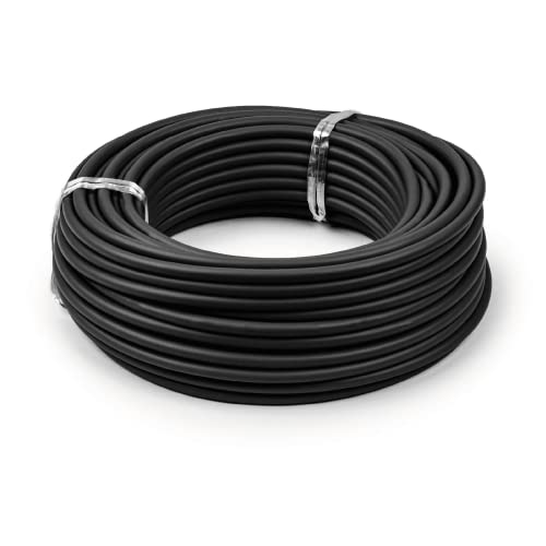 SOLARKABEL H1Z2Z2-K SOLARLEITUNG PHOTOVOLTAIK PV ROT SCHWARZ KABEL 4MM² BIS 6MM² 1-100m, 4 mm² Schwarz, 100m von Royal Schneider