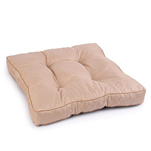 Royal Schneider Sitzkissen Kissen Polster Auflage Rückenkissen Loungekissen Lounge Bodenkissen Anti-Rutsch-Unterseite, Cappuccino - 5521, 40x40 cm - Sitzkissen von Royal Schneider