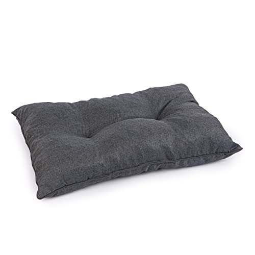 Royal Schneider Sitzkissen Kissen Polster Auflage Rückenkissen Loungekissen Lounge Bodenkissen Anti-Rutsch-Unterseite, Graphit - 5502, 50x40 cm - Rückenkissen von Royal Schneider