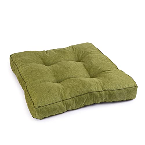 Royal Schneider Sitzkissen Kissen Polster Auflage Rückenkissen Loungekissen Lounge Bodenkissen Anti-Rutsch-Unterseite, Grüner Apfel - 5519, 60x60 cm - Sitzkissen von Royal Schneider