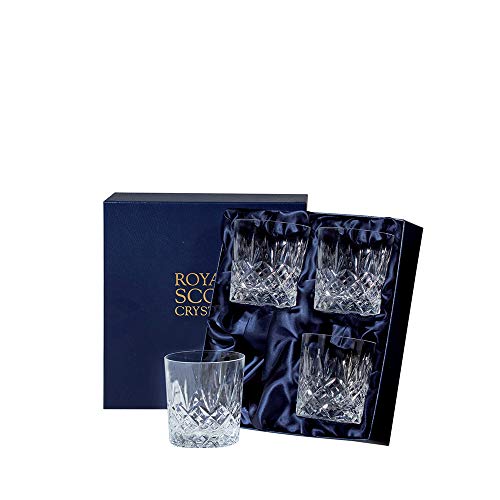 Royal Scot Crystal Highland Trinkgläser, groß, 95 mm, 4 Stück von Royal Scot Crystal