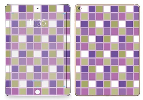 Royal Wandtattoo RS. 102014 selbstklebend für iPad Air 2, Design Purple Plaid von Royal Sticker