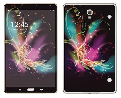 'Royal Wandtattoo RS. 115465 selbstklebend für Samsung T700 Tab S 8,4 fluoreszierendem Motiv, Flowers von Royal Sticker