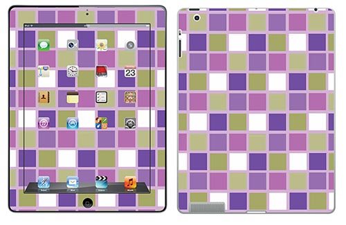 Royal Wandtattoo RS. 45337 selbstklebend für iPad 3, Design Purple Plaid von Royal Sticker