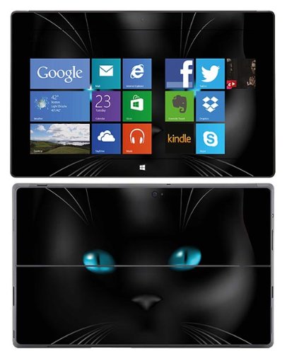 Royal Wandtattoo RS. 49923 selbstklebend für Microsoft Surface Pro, Motiv Black Cat Blue Eye von Royal Sticker