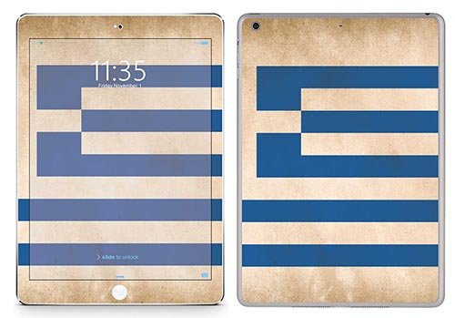 Royal Wandtattoo RS. 69450 selbstklebend für iPad Air, Motiv Flagge Griechenland von Royal Sticker