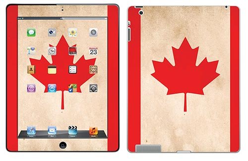 Royal Wandtattoo RS. 71317 selbstklebend für iPad 3, Motiv Flagge Kanada von Royal Sticker