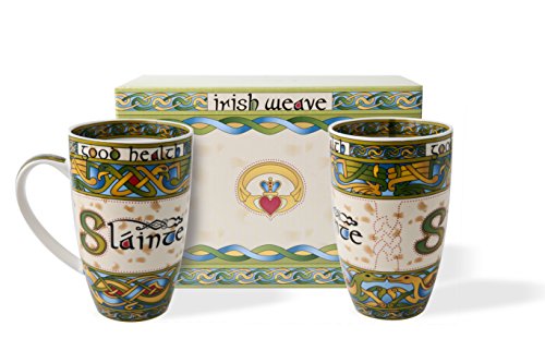 Irish Slainte Cup Set of Two With Gift Box by Royal Tara Irish Slainte Cup Set of Two With Gift Box by Royal Tara von Royal Tara