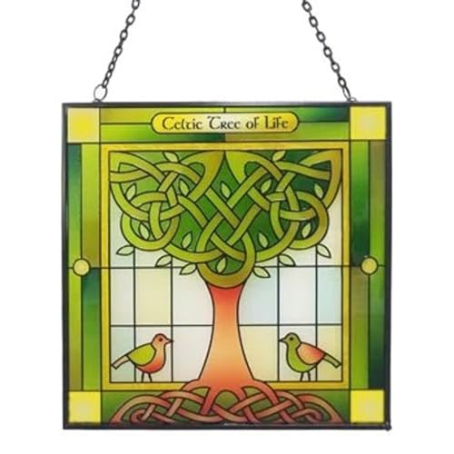 Royal Tara Baum des Lebens Buntglas Sonnenfänger Irisches handgefertigtes Hausdekor, 16 cm Royal Tara Baum des Lebens Buntglas Sonnenfänger Irisches handgefertigtes Hausdekor, 16 cm von Royal Tara