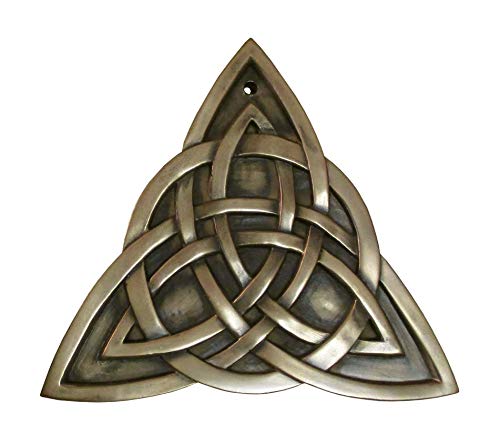 Royal Tara Bronze-beschichtetes Wandschild zum Aufhängen mit Dreifaltigkeitsknoten und keltischem Web-Design, irisches Zuhause, Einweihungsgeschenke, Souvenirs, Dekor-Zubehör Royal Tara Bronze-beschichtetes Wandschild zum Aufhängen mit Dreifaltigkeitsknoten und keltischem Web-Design, irisches Zuhause, Einweihungsgeschenke, Souvenirs, Dekor-Zubehör von Royal Tara
