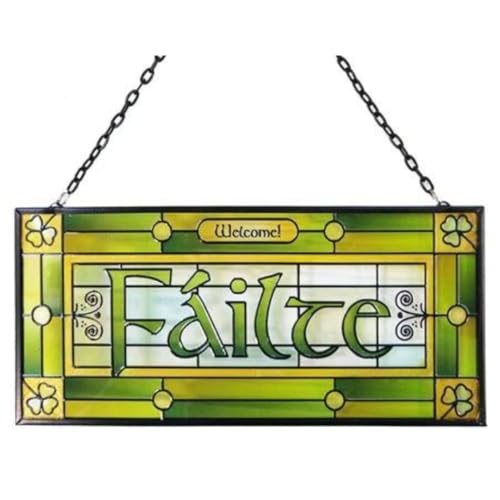 Royal Tara Sonnenfänger aus Buntglas, handgefertigt, Hausdekoration, 16 cm (Failte) von Royal Tara