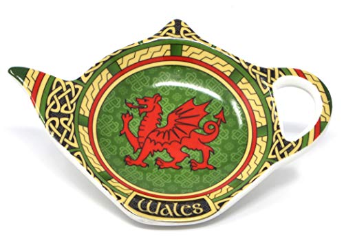 Royal Tara Walisischer Drache Dragon Cymru Teebeutelhalter aus New Bone China | Welsh Teebeutelablage aus Keramik | Tellerchen für Teebeutel Royal Tara Walisischer Drache Dragon Cymru Teebeutelhalter aus New Bone China | Welsh Teebeutelablage aus Keramik | Tellerchen für Teebeutel von Royal Tara