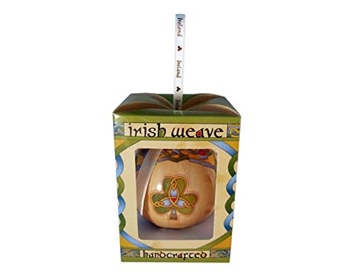 Royal Tara Weihnachtsbaum Kugel Traditional Ireland Ornaments Keltische Hängende Dekoration in Geschenkbox (Buntes Kleeblatt) von Royal Tara