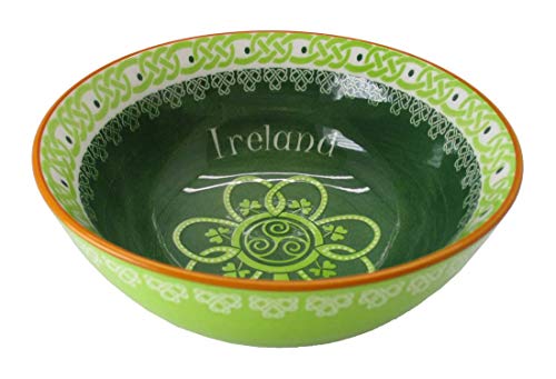 Shamrock Spiral Ireland 14Cm Bowl With Green Yellow Celtic Design Shamrock Spiral Ireland 14Cm Bowl With Green Yellow Celtic Design von Royal Tara