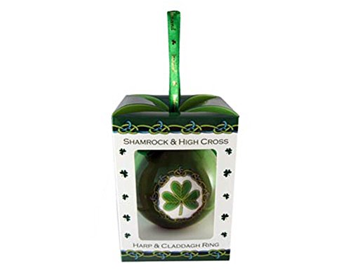 Royal Tara Traditional Ireland Ornaments Keltische Kugel in Geschenkbox (Grünes Kleeblatt) Royal Tara Traditional Ireland Ornaments Keltische Kugel in Geschenkbox (Grünes Kleeblatt) von Royal Tara