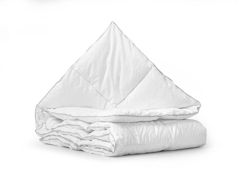 Sitheim-Europe Daunenbettdecke SLEEPTIME SINGLE BETTDECKE Weiß Samt Daunen, Füllung: Die Bettdecke ist mit 85% Entenfedern und 15% Entendaunen gefüllt. von Sitheim-Europe