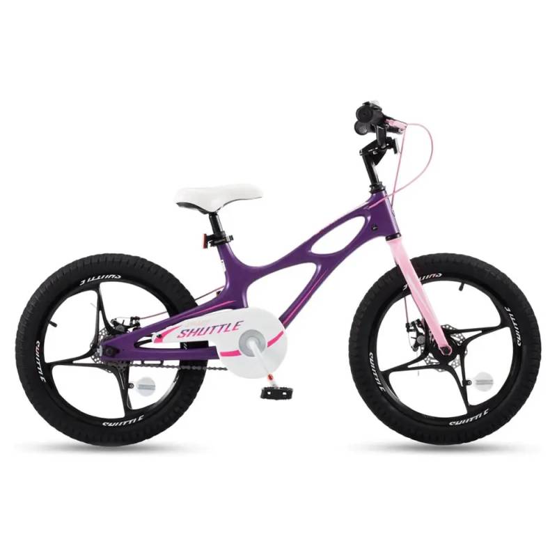Royal Baby Kinderfahrrad Rad Kinderrad Rad Space Shuttle Fahrrad 18 Zoll Violett B-Ware von RoyalBaby