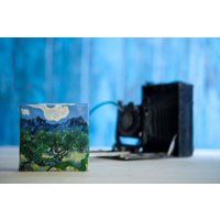 Vincent Willem Van Gogh - Olivenbäume Mit Den Alpilles Kleine Leinwanddrucke, Druck Auf Mini Leinwand 10cm X Vincent Willem Van Gogh - Olivenbäume Mit Den Alpilles Kleine Leinwanddrucke, Druck Auf Mini Leinwand 10cm X von RoyalCanvasDesign