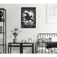 Meeresschildkröte Metall Wanddekoration, Caretta Wandkunst, Wohnzimmer Wand Dekor, Überbett Dekor, Kunstwerk Für Wände, Unikat von RoyalMetalWallArt