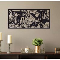 Picasso Guernica Metall Wanddekoration, Wandkunst, Wohnzimmer Kunstwerk Für Wände, Kunst Wohndekoration Geschenk von RoyalMetalWallArt