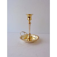 Kerzenhalter, in Versilbert, Neuwertiger Zustand, Vintage Italien, Höhe 15, 5 cm Gewicht 289 G von RoyalVintageItalia