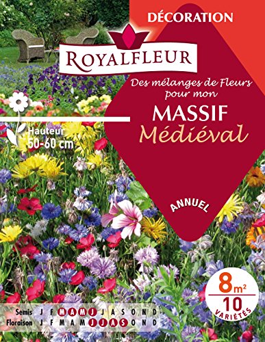 Royalfleur PFRE08338 Blumensamen "Mon Massiv", 8 m² von Royalfleur