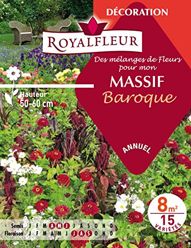 Royalfleur PFRE08634 Blumensamen "Mon Massiv", Barock, 8 m² von Royalfleur