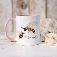 Bumble Bee Becher, Bienen Geschenk Personalisiert, Bienenbecher, Imker Für Bienenliebhaber von RoyallyMuggedOff