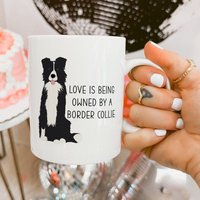 Border Collie Becher, Geburtstagskarte, Geschenke Für Männer, Geschenke, Bday, Kaffeebecher von RoyallyMuggedOff