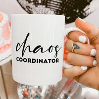 Chaos-Koordinator-Tasse, Chaos-Tasse, Lustige Tassen Für Papa, Sarkasmus-Geschenk Mütter, Müde Als Mutter-Geschenk, Eltern-Tasse, Elternschaft von RoyallyMuggedOff