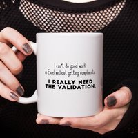 Excel Pun Becher, Buchhalter Geschenk, Cpa Buchhaltung Daten Analytiker Becher Tabelle Kaffee, Kaffeetasse Lustiges Geschenk von RoyallyMuggedOff