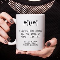 Mama Definition Tasse Für Mama, Geschenk, Geschenke Kaffeetasse, Mamas Geburtstagsgeschenk, Lustige von RoyallyMuggedOff