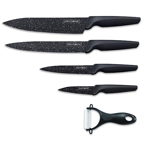 Royalty Line Keramik-Knife Set mit Peeler RL-C4, 4 Stück von Royalty Line